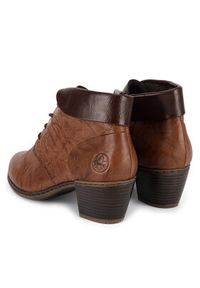 Rieker Trzewiki Y2131-22 Brązowy. Kolor: brązowy. Materiał: skóra #6