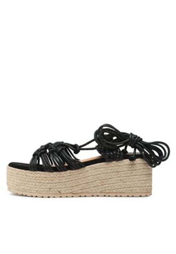 DeeZee Espadryle RT220681 Czarny. Kolor: czarny. Materiał: materiał