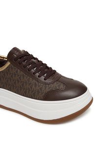 MICHAEL Michael Kors Sneakersy Hayes 43T5HYFS2L Brązowy. Kolor: brązowy. Materiał: skóra #6