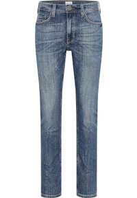Męskie Spodnie Jeansowe Mustang Style Boston Slim Denim Blue 1014706 5000 883