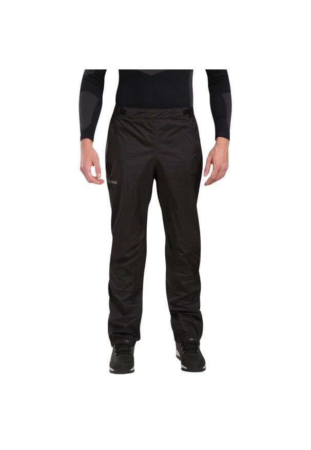 Wodoodporne spodnie Kilpi Alpin. Kolor: czarny. Sezon: lato. Sport: turystyka piesza