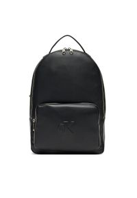 Calvin Klein Jeans Plecak Sculpted Impresssion Slim Backpa LV04K3165G Czarny. Kolor: czarny. Materiał: skóra