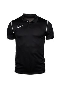 Koszulka sportowa dla dzieci Nike Dry Park 20 Polo. Typ kołnierza: polo. Kolor: czarny