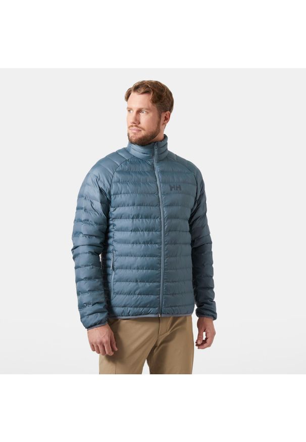 Kurtka z kapturem Helly Hansen Banff. Typ kołnierza: kaptur. Kolor: niebieski. Materiał: puch. Sezon: zima. Sport: narciarstwo