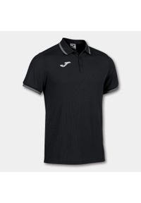 Koszulka polo tenisowa męska Joma Campus III. Typ kołnierza: polo. Kolor: czarny. Sport: tenis #1