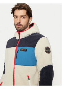 Napapijri Polar Yupik NP0A4GNS Beżowy Regular Fit. Kolor: beżowy. Materiał: syntetyk #5