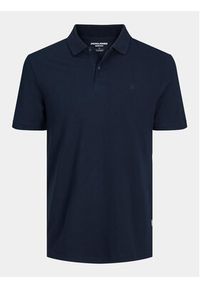 Jack & Jones - Jack&Jones Polo Basic 12136516 Granatowy Slim Fit. Typ kołnierza: polo. Kolor: niebieski. Materiał: bawełna #5