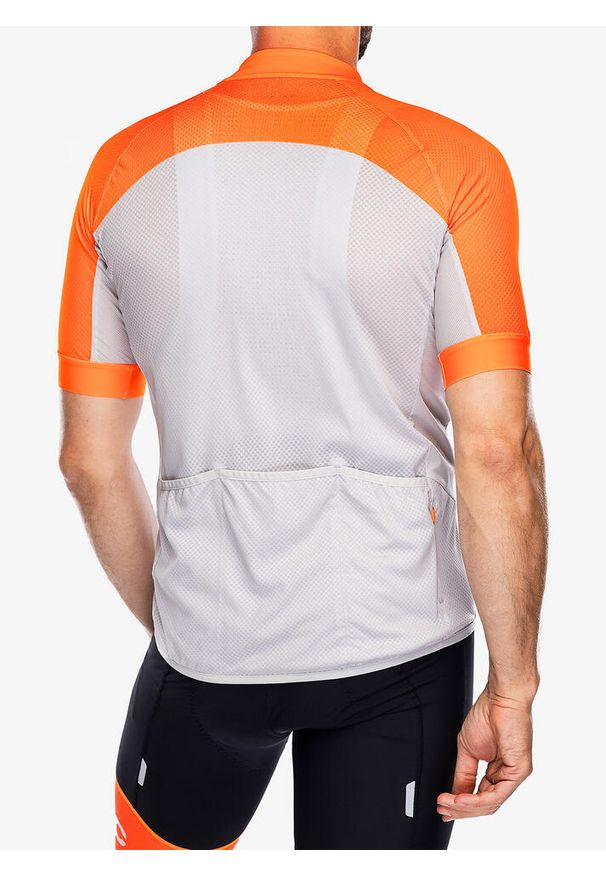Koszulka kolarska męska POC Essential Road Logo Jersey. Kolor: szary. Materiał: jersey. Sport: kolarstwo