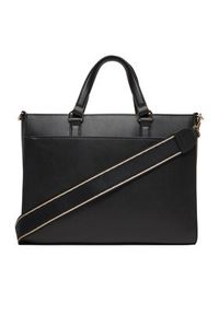 TOMMY HILFIGER - Tommy Hilfiger Torebka Th Joy Satchel AW0AW16814 Czarny. Kolor: czarny. Materiał: skórzane #5