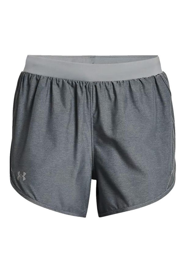 Krótkie spodenki dla kobiet Under Armour FLY BY SHORT. Kolor: szary. Długość: krótkie