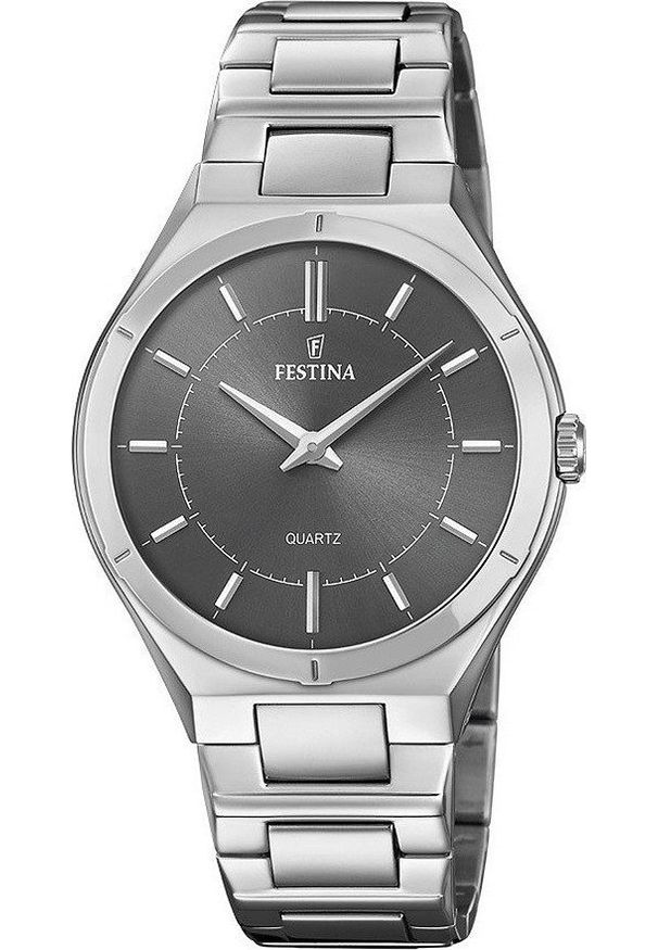 Zegarek Festina Zegarek męski Festina F20244-3 srebrny. Kolor: srebrny