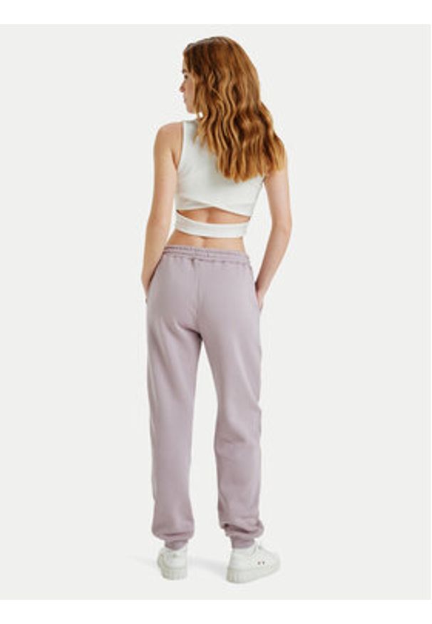 Roxy Spodnie dresowe Surf Stoked Pant Brushed ERJFB03491 Fioletowy Regular Fit. Kolor: fioletowy. Materiał: bawełna