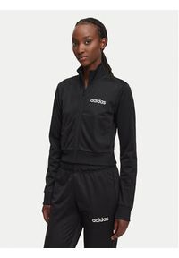 Adidas - adidas Dres Glam Tracksuit JZ6905 Czarny Slim Fit. Kolor: czarny. Materiał: syntetyk #4