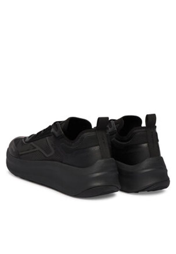 Calvin Klein Sneakersy Chunky Run Laceup Stripe Ny HM0HM02160 Czarny. Kolor: czarny. Materiał: materiał. Sport: bieganie