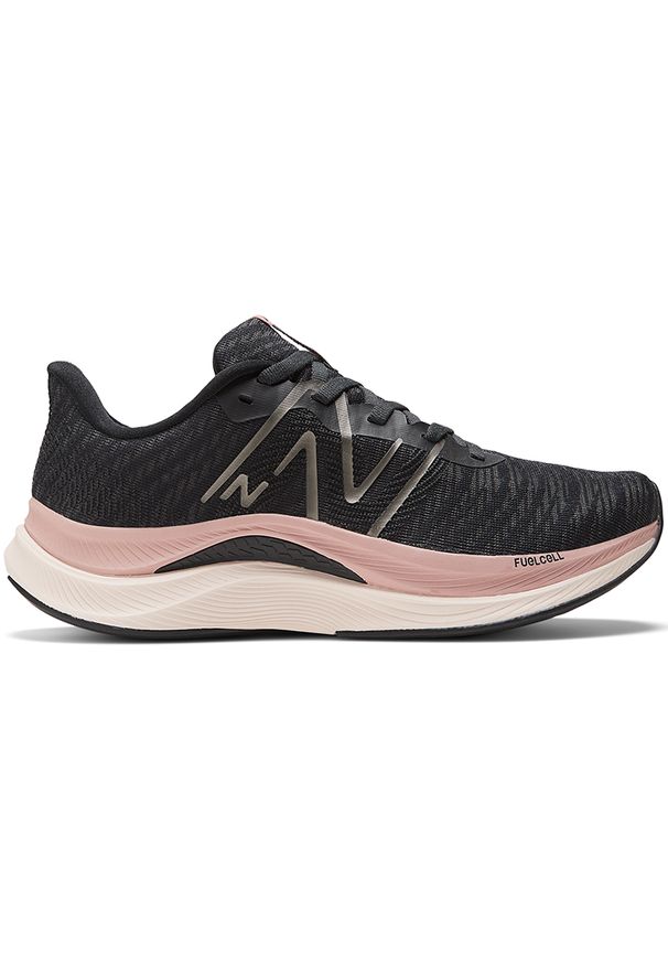 Buty damskie New Balance FuelCell Propel v4 WFCPRCK4 – czarne. Okazja: na co dzień. Kolor: czarny. Materiał: poliester, guma, syntetyk. Szerokość cholewki: normalna. Sport: bieganie, fitness
