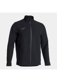 Joma - Kurtka sportowa męska Basilea II Softshell Jacket. Kolor: czarny. Materiał: poliester, elastan. Sport: fitness, piłka nożna #1