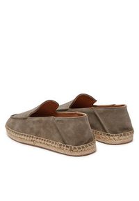 BOSS Espadryle Madeira Slon 50541781 Khaki. Kolor: brązowy. Materiał: zamsz, skóra
