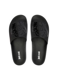 Just Cavalli Klapki 80QA3SZ3 ZSE54 Czarny. Kolor: czarny. Materiał: syntetyk #6