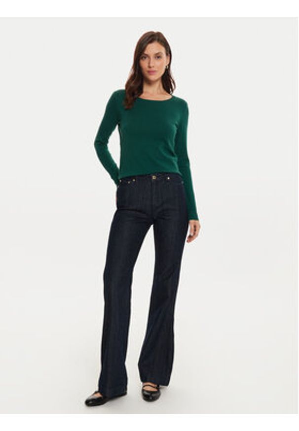 Tatuum Sweter Tessini T2417.090B Zielony Slim Fit. Kolor: zielony. Materiał: wiskoza