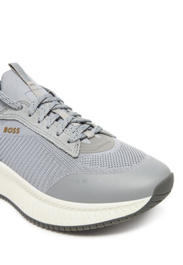 BOSS Sneakersy TTNM EVO Slon knrsd 50523113 Szary. Kolor: szary. Materiał: materiał