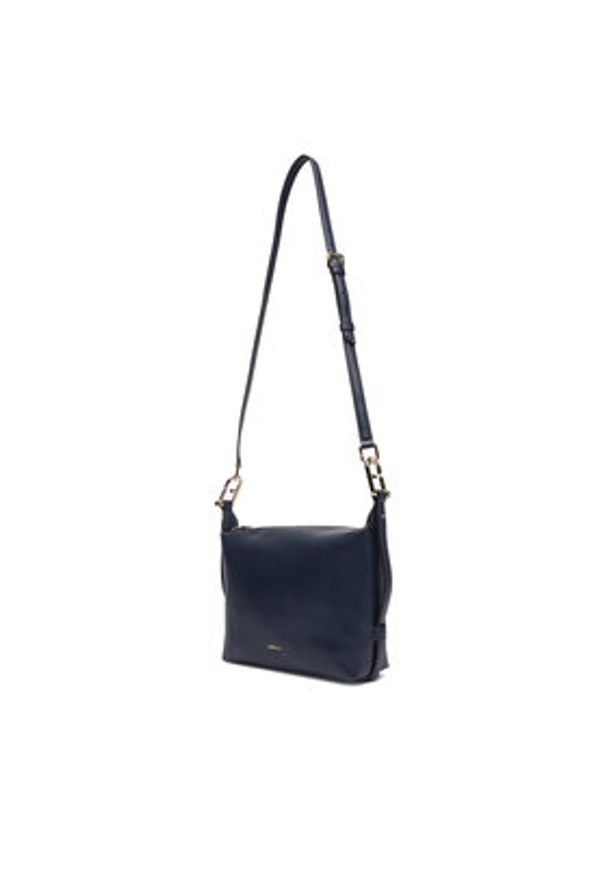 Furla Torebka Tonie Mini WE00877 A.0023 CN 2676S Granatowy. Kolor: niebieski. Materiał: skórzane