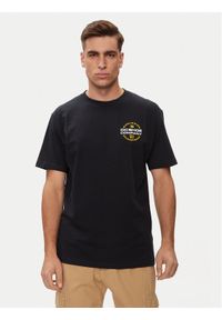 DC Shoes T-Shirt Eurostep Hss ADYZT05362 Czarny Regular Fit. Kolor: czarny. Materiał: bawełna