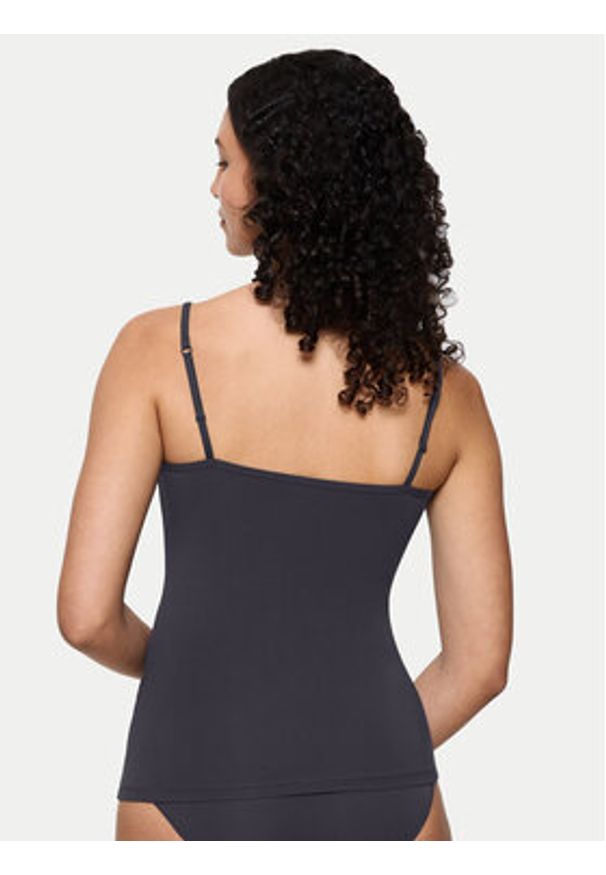 Triumph Top Feel Of Modal 10221654 Szary Slim Fit. Kolor: szary