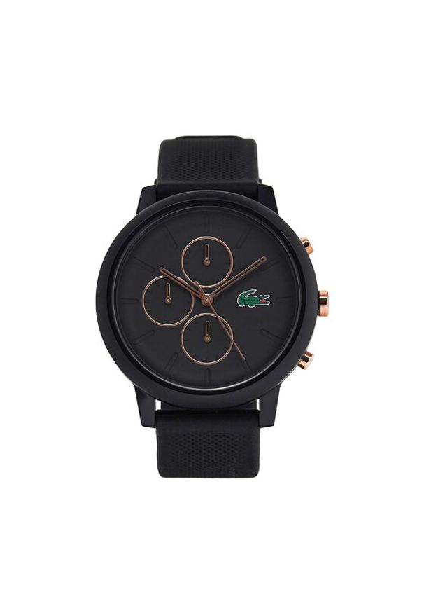 Lacoste Zegarek 2011247 Czarny. Kolor: czarny