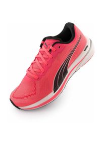 Buty do biegania damskiego Puma Velocity Nitro czerwony czarno-biały biały. Kolor: biały, wielokolorowy, różowy