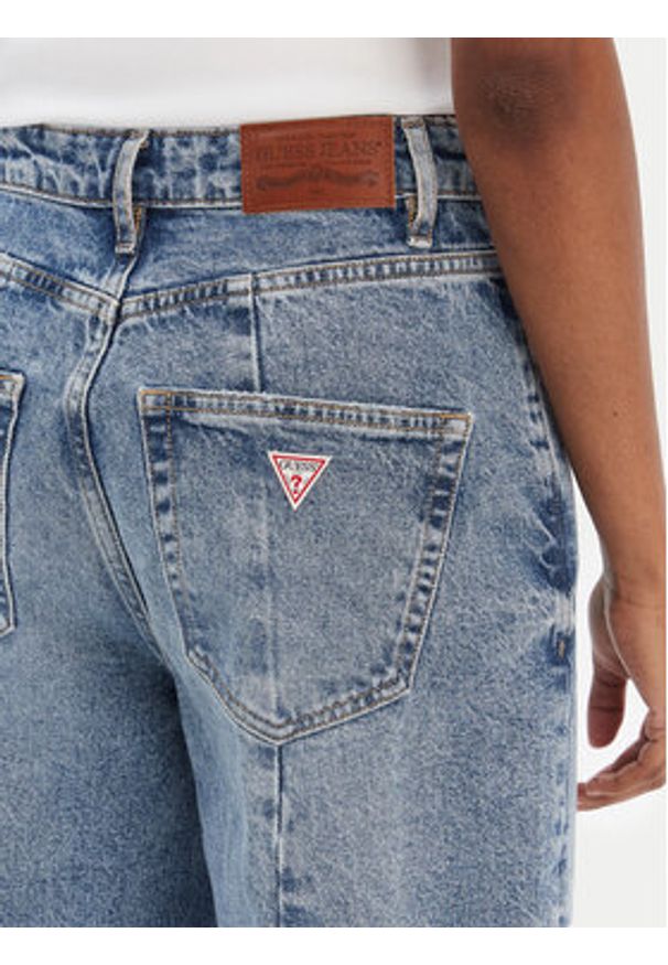 Guess Jeans Jeansy W6RA1H D5M4M Niebieski Wide Leg. Kolor: niebieski