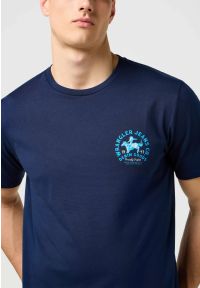 Wrangler - MĘSKA KOSZULKA WRANGLER SMALL GRAPHIC TEE NAVY 112371471 #4