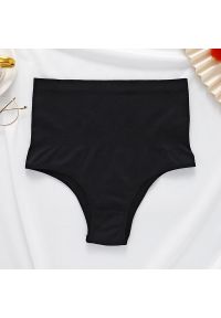 Intica - Majtki modelujące z wysokim stanem dla lepszego kształtu sylwetki Gritje. Stan: podwyższony. Kolor: czarny. Materiał: materiał