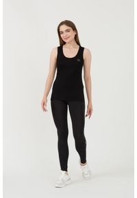 Emporio Armani - EMPORIO ARMANI Czarny damski top, Rozmiar S. Kolor: czarny #5