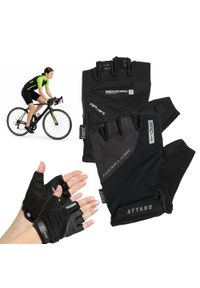 Rękawiczki rowerowe ATTABO Kinu Pro. Kolor: czarny. Sport: kolarstwo #1