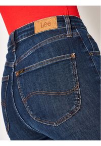 Lee Jeansy Super Skinny Fit Ivy L32EMOHW Granatowy Super Skinny Fit. Kolor: niebieski. Materiał: jeans #3
