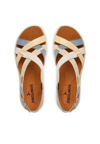 Pikolinos Sandały Palma W4N-0650C2 Granatowy. Kolor: niebieski. Materiał: skóra #4