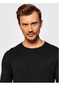 Selected Homme Sweter Rome 16079774 Czarny Regular Fit. Kolor: czarny. Materiał: bawełna #3