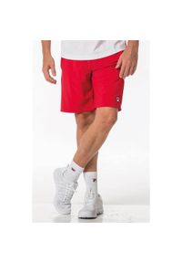 Spodnie treningowe męskie Fila Santana. Kolor: czerwony. Długość: krótkie #2
