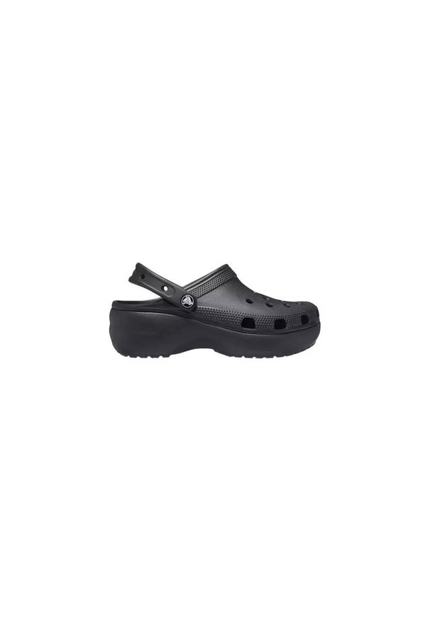 Mules Femme Mules Crocs Noir Noir. Kolor: czarny. Materiał: nylon. Obcas: na platformie. Styl: sportowy