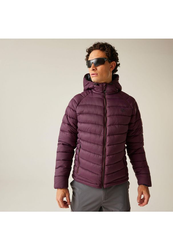 DARE 2B - Kurtka turystyczna męska Mountain Series. Kolor: zielony, wielokolorowy, fioletowy. Materiał: poliamid. Sezon: zima. Sport: narciarstwo