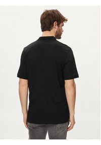 Jack & Jones - Jack&Jones Polo Logo 12246692 Czarny Standard Fit. Typ kołnierza: polo. Kolor: czarny. Materiał: bawełna #3