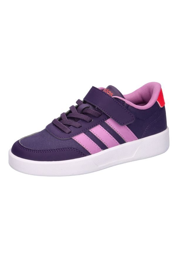 Adidas - Buty ADIDAS BREAKNET 3.0 EL C Fioletowy. Okazja: na co dzień. Kolor: fioletowy