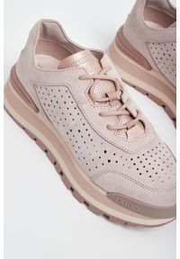Liu Jo - Sneakersy damskie skórzane LIU JO. Nosek buta: okrągły. Materiał: skóra #5