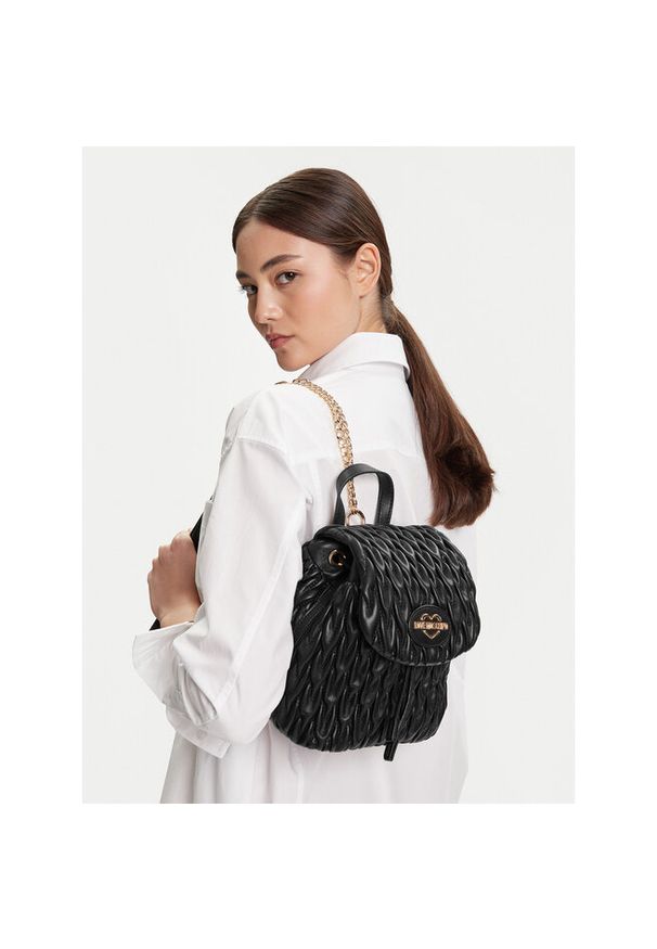 Love Moschino - Plecak LOVE MOSCHINO. Kolor: czarny
