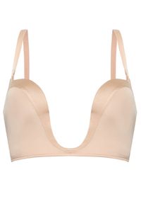 Wonderbra Biustonosz push-up WB0000J5 Beżowy. Kolor: beżowy. Materiał: syntetyk. Rodzaj stanika: push-up #1