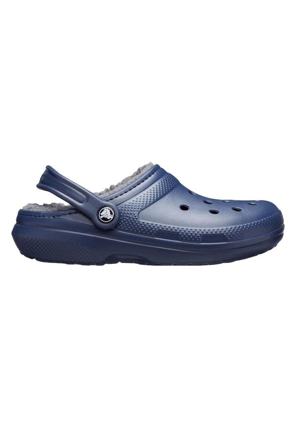 Sandały Dorosły Crocs Classic Lined Clog niebieski. Okazja: na plażę, na co dzień. Kolor: niebieski. Materiał: syntetyk, tkanina, materiał. Sezon: lato. Styl: sportowy, casual, elegancki