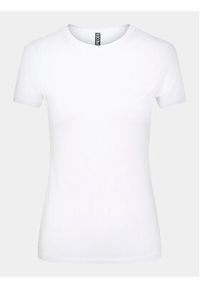 Pieces T-Shirt Irene 17082526 Biały Slim Fit. Kolor: biały. Materiał: bawełna #2