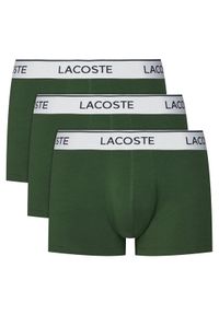 Lacoste Komplet bokserek 5H9002 Zielony. Kolor: zielony. Materiał: bawełna #1