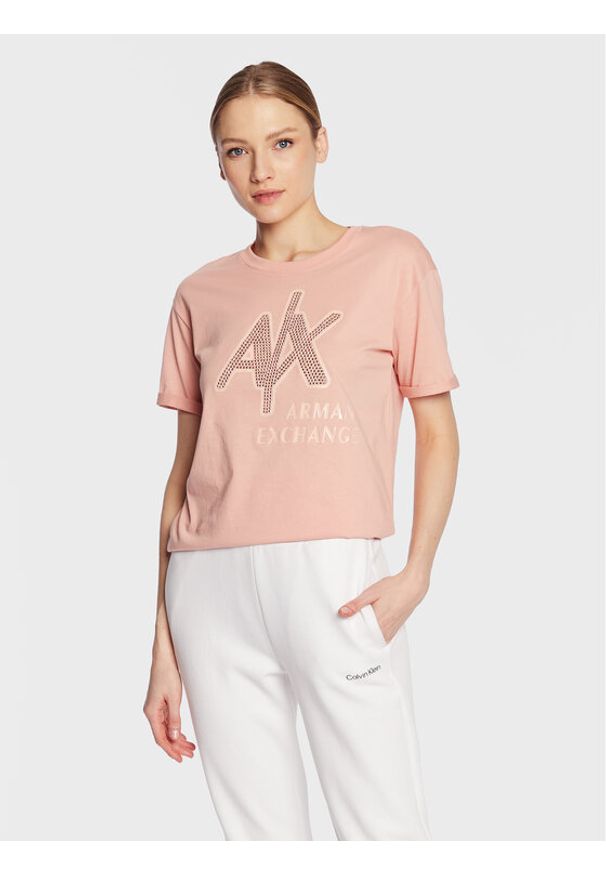T-Shirt Armani Exchange. Kolor: pomarańczowy