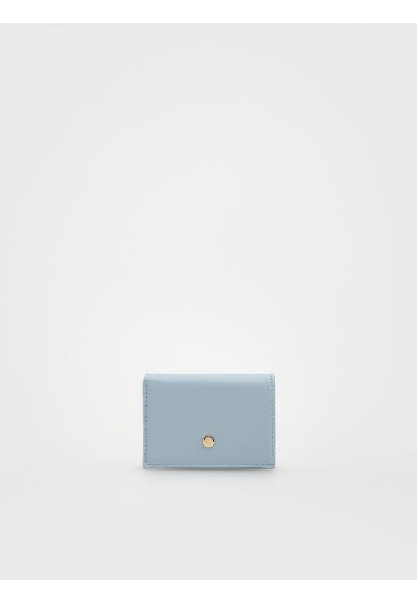 Reserved - Mały portfel - jasnoniebieski. Kolor: niebieski
